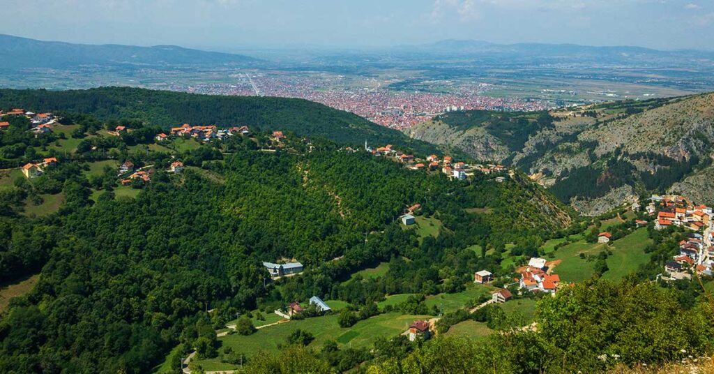 The Sharr Mountains in Kosovo.