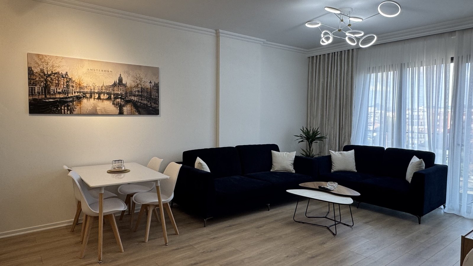 Amsterdam apartment for rent in Tirana at Skyline Fiori Apartments