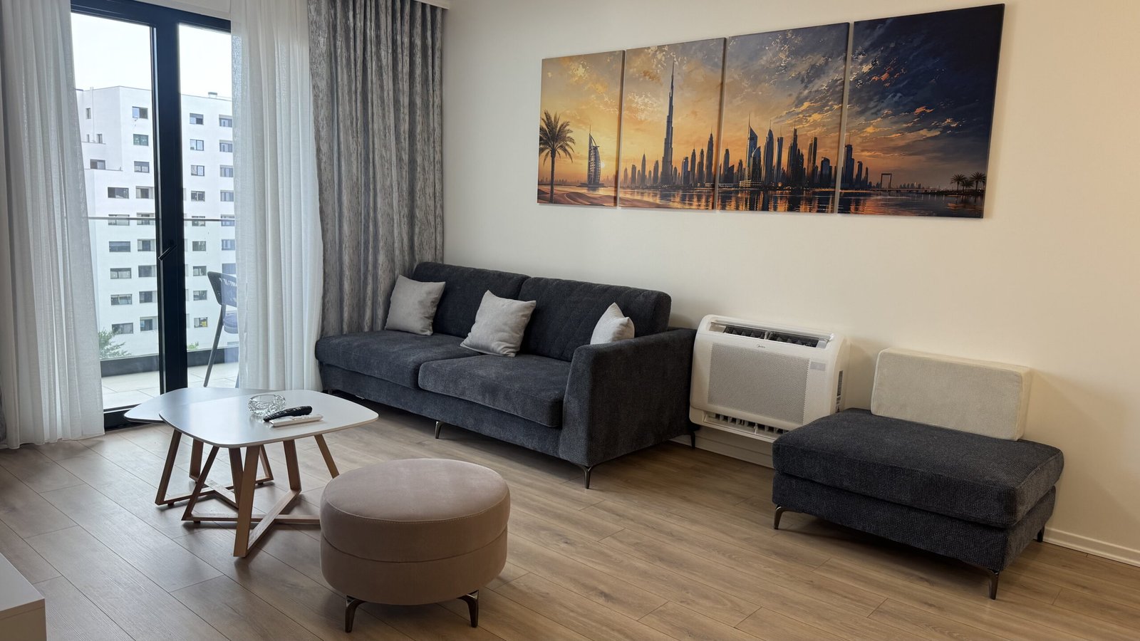 Living room at Dubai Apartment in Tirana